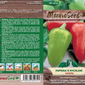 Paprika k rychlení – Capsicum annum – SANDRA | Hnojík.CZ