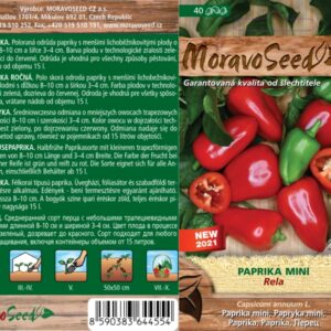 Paprika k rychlení i pole – Capsicum annuum – baby – RELA | Hnojík.CZ