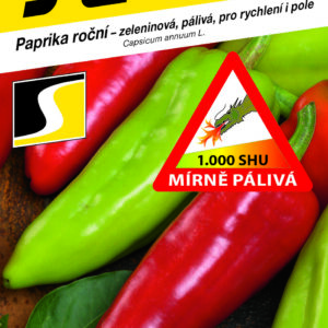 Paprika DRÁKY F1 mírně pálivá